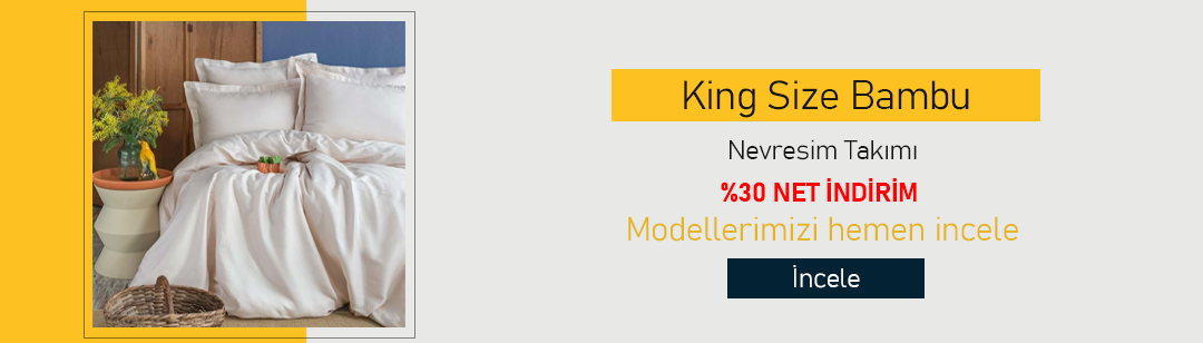 XL Bambu Çift Kişilik, Tek Kişilik Nevresim Takımları